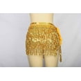 thumbnail image 6 of IROINNID Mini Elastic Waist Skirt For Women Sexy Hip Scarf Sequined Tassel Waist Scarf Adult Female Belly Dance Solid Color Skirt, 6 of 9