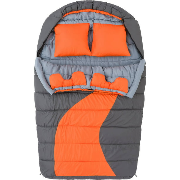 Ozark Trail Cold Weather Double Mummy Sleeping Bag (55 in. x 83 in.) - Walmart.com