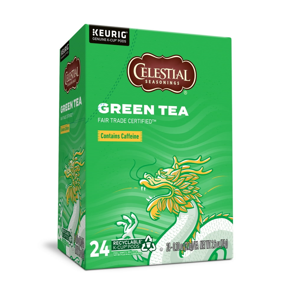 Celestial Seasonings Fairtrade Green KCup Tea Pods, 24 Ct Walmart