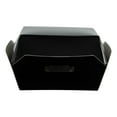 thumbnail image 5 of Bio Tek Black Paper Mini Burger Box - 2 3/4" x 2 3/4" x 2" - 100 count box, 5 of 10