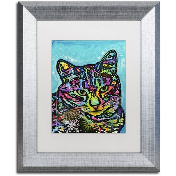 Trademark Fine Art "Kismet" Canvas Art by Dean Russo, White Matte, Silver Frame