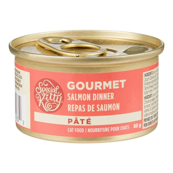 Special Kitty Gourmet Salmon Dinner Pate Wet Cat Food, 85g Can