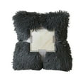 thumbnail image 2 of Ultra Soft Plush Throw Blanket, Fuzzy Faux Rabbit Fur Throws, Luxury Cozy Fluffy Blankets for Sofa, Couch, Living Room Decor, Warm Gift for Women 51X63 Inches （Dark Gray）, 2 of 6