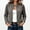 A112 Gray, variant on Women's Faux Suede Moto Jackets Slim Fit Long Sleeve Zip Up Biker Coat with Stand Collar Casual Fall Winter Fashion Outerwear Trendy Streetwear Cropped Top