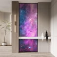 thumbnail image 3 of Idea4wall 2pcs Vibrant Pink Andromeda Galaxy Stick Wallpaper Removable Wall Murals Large Wall Stickers for Home Decoration, 108"x48", 3 of 5
