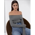 thumbnail image 4 of Off Shoulder Madonna Collar Top, 4 of 5