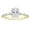 Gold, variant on PULABO 2CT Engagement Rings Oval Cut Promise Ring For Women