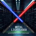 thumbnail image 1 of Muyoka Paquete de 2/1 sable de luz empuñadura de metal 7 colores batería cambiable recargable de doble hoja FX Dueling Light Saber Cosplay juguete para niños Force FX Light Sword para adultos Forge Muyoka Hogar, 1 of 7