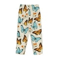 thumbnail image 5 of Haiem Butterflies Women's Pajama Pants Ultra Lightweight Pjs Bottoms Sleepwear Bottom Pants With Pocket Drawstring-Medium, 5 of 9