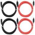 thumbnail image 1 of Extensión de Cable Solar SolarLix 2Kits 3m C.10 6mm Hembra y Macho MC4 2 Negros 2 Rojos. Total 12 m Cable y Conectores, 1 of 1