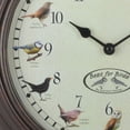 thumbnail image 3 of Esschert Design (#FB416) Bird Sounds Clock, Dark Brown, 3 of 4