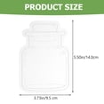 thumbnail image 2 of 20Pcs Transparent Glassware Jar Bottle Shape Stickers Decorative Stickers for Scrapbook, 2 of 8