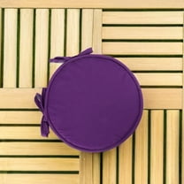 WRITWAA 1Pc Purple Seat Cushion Round for Home Office Chair with Material