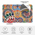 thumbnail image 3 of Colorful Boho Door Mat Indoor Outdoor, Watercolor Abstract Geometric Non Slip Welcome Mat with Rubber Backing, Absorbent Fabric Front Door Mats Entryway Rug for Home Patio Entrance 20"x31.5", 3 of 9