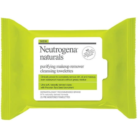 Neutrogena Naturals Purifying Makeup Remover Cleansing Towelettes 25 ea (Pack of