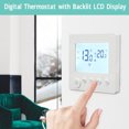 thumbnail image 3 of Floor Heating Thermostat Controller Programmable Control Panel LCD Display 90V‑240V for Home, 3 of 5