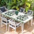 thumbnail image 2 of St. Patrick's Day Table Cloths for 6 Foot Rectangle Tables, Green Shamrock Gnomes Gold Coin Spring Patio Waterproof Elastic Fitted Tablecloths, Washable Rectangular Table Cover for Camping, 2 of 8