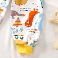 thumbnail image 4 of NOEGOEU Toddler Boys Girls Sweatpants Athletic Pull-On Pants with Elastic Waist and Pockets Joggers (Orange,8-9 Years ), 4 of 4
