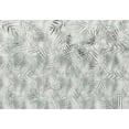 thumbnail image 2 of Botanical Wallpaper Wall Mural - Minimalist Grey Exotic Leaves, 2 of 5