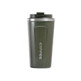 thumbnail image 1 of Toystoory Taza de café portátil con tapa, taza para beber, termo de jugo multiusos de acero inoxidable, botella de agua térmica al vacío, viaje Juegos de servir café y té Verde Toystoory HA065916-02, 1 of 6