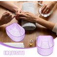 thumbnail image 3 of Generic Purple Nail Soaking Bowl Manicure Use, Easy to Clean Plastic, 3 of 6
