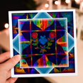 thumbnail image 7 of 3drose, Colorful Folk Art Quilt, 12 Greeting Cards with Envelopes, 7 of 7