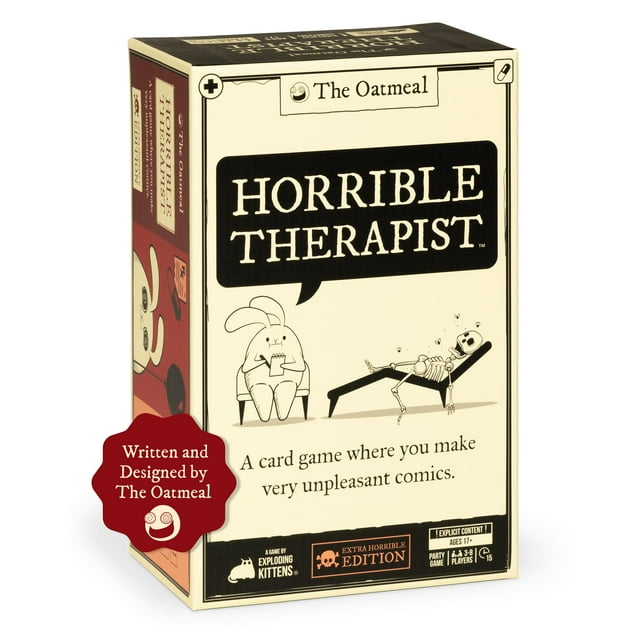 Juego de cartas Exploding Kittens Horrible Therapist Edition