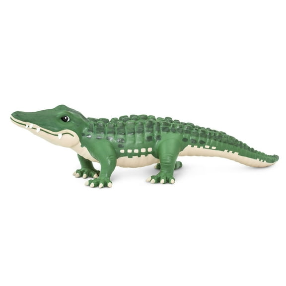 Safari Ltd. Bernie the Gator Figurine - Stylized 5.5" Figure - Educational Toy for Boys, Girls, & Kids Ages 3 