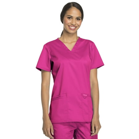 

Cherokee Workwear Revolution Women s Scrubs Top V-Neck WW620