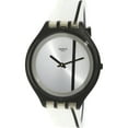thumbnail image 1 of Swatch Skinthrough SVUB102 Black Silicone Swiss Quartz Fashion Watch, 1 of 2