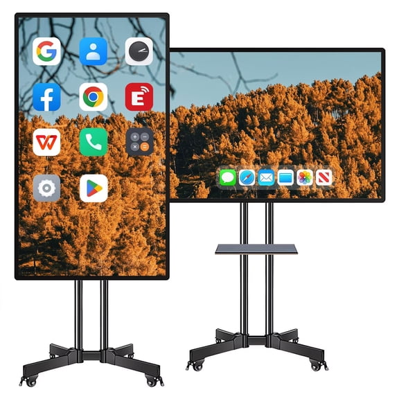 BELNET 49-Inch Smart Whiteboard with Wireless Screen Mirroring Android Interactive Board for Meetings & Education