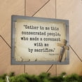 thumbnail image 6 of Scripture Walls Psalm 50:5 By Sacrifice Bible Verse Canvas Christian Wall Art Ready to Hang Unframed, 6 of 18