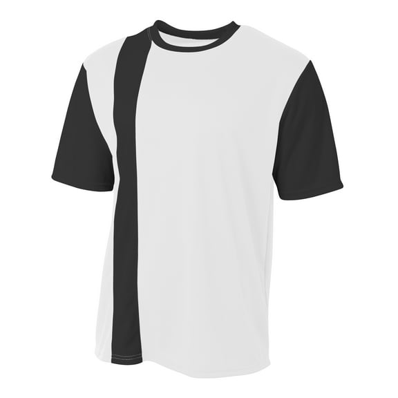 A4 Legend Soccer Jersey For Men in White/Black | N3016