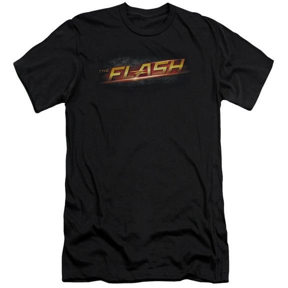 The Flash Logo S/S Adult 30/1 T-Shirt Black