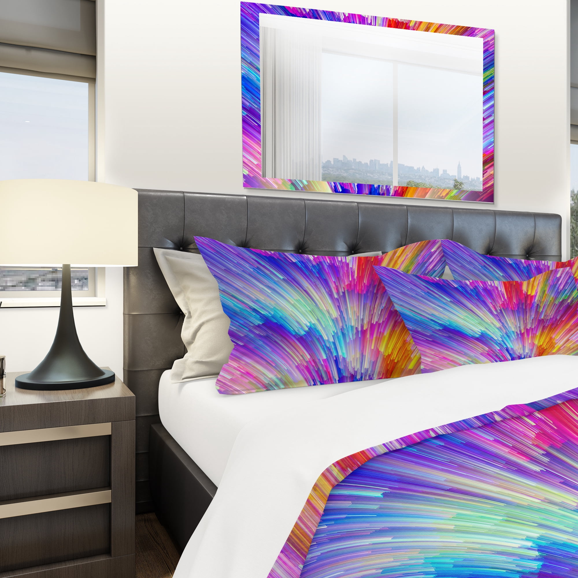 Designart 'Synergies of Painter Palette' Modern & Contemporary Duvet Cover Set
