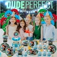 thumbnail image 2 of Dude Perfect Paper Plates Birthday Decorations Party Supplies Tableware Disposable Dinnerware, 2 of 4