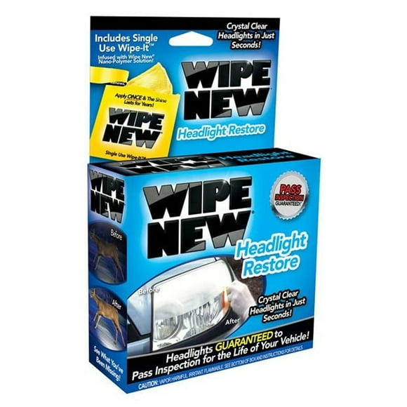 Wipe New Car Foggy Headlight Lens Headlamp Cleaner Restore Polishing Kit