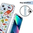 thumbnail image 5 of Dinosaur Forest Clear Case for iPhone 13 Mini,Aesthetic Art Design Case for Men Women,Unique Soft Transparent TPU Bumper Case Cover, 5 of 5