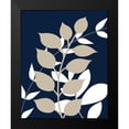 thumbnail image 2 of Robinson, Tamara 12x14 Black Modern Framed Museum Art Print Titled - Navy Foliage I, 2 of 5