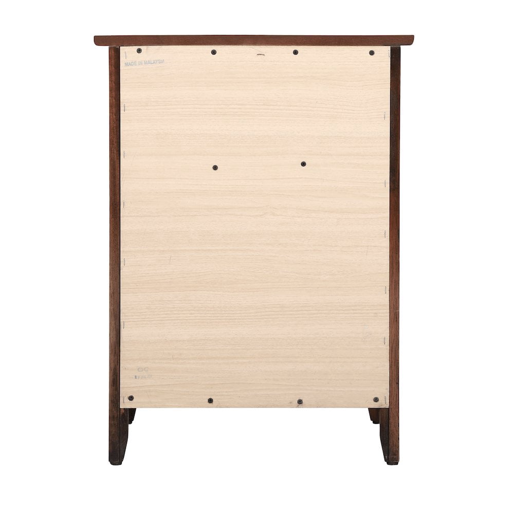 Glory Furniture Izzy Nightstand in Cappuccino Color