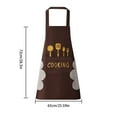 thumbnail image 2 of Fwttom Kitchen Apron - Waterproof Adjustable Bib with Pockets for Men Women, Chef Aprons for Cooking Gardening Painting Baking Restaurant, 2 of 2