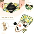 thumbnail image 4 of Ryvnso Lemon and Leaf Womens Chain Shoulder Bag Tote Handbags Clutch Hobo Purse with Zipper for Travel, 4 of 7