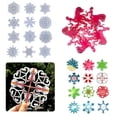 thumbnail image 2 of Snowflake Pendant Resin MoldsChristmas Keychain Silicone Mold for Home Decor, 2 of 5