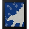 thumbnail image 2 of Kimberly, Allen 12x14 Black Modern Framed Museum Art Print Titled - Rawr Tracks 2, 2 of 5
