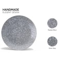 thumbnail image 5 of Hand Painted Premium Ceramic Small Plates Set Of 4 - 7.4 Inch, Silver Grey | Stoneware - Dinnerware | Scratch Resistant, Microwave & Dishwasher Safe, 5 of 5