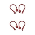 thumbnail image 4 of maskred 2Pcs Protective Earhooks Holder Secure Fit Hooks for Wireless Red 2Set, 4 of 6