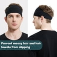 thumbnail image 4 of Diademas para Correr para Hombres, Diadema Elástica para Hombres para Fútbol, Baloncesto, Entrenamiento Físico Banda para el Sudor Unisex de Secado Rápido C, 4 of 6