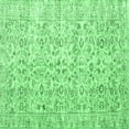 thumbnail image 1 of Ahgly Company Indoor Square Persian Emerald Green Traditional Area Rugs, 4' Square, 1 of 4