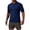 Dark Blue, variant on Men's Camouflage Polo Shirt Quick Dry Lightweight Breathable Performance Short Sleeve Lapel Tee Cool Feeling Athletic Sports Top for Hiking