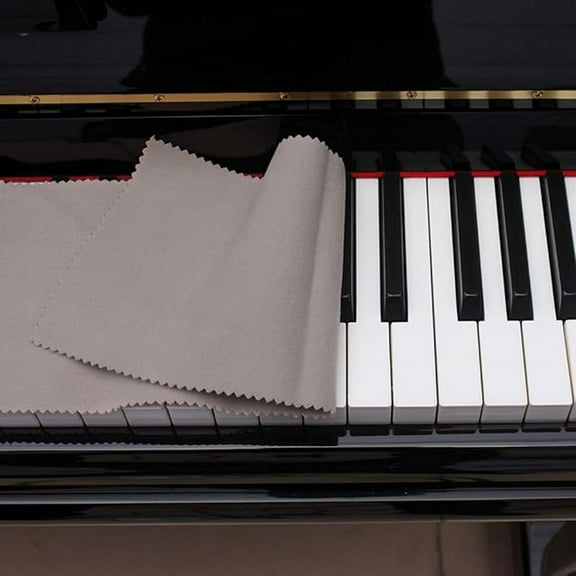 Piano Keyboard Cover, Keyboard Dust Cover, Anti-Dust Cover Key Cover Cloth for 88 Keys Electronic Keyboard Gray